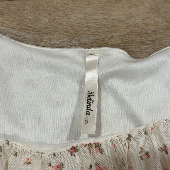 Belinda Floral Rushing Dress Size Small - Picture 2 of 4